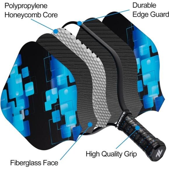 Pickleball Paddles, USAPA Standard Pickleball Paddles Set of 4 or 2 Rackets - Picture 2 of 7